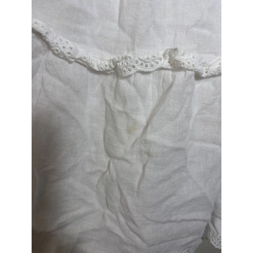 Rails Dress Women's Size Small White Caralyn Babydoll Mini LWD Bridal Eyelet - Picture 5 of 7